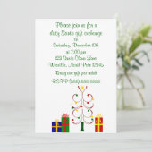 Dirty Santa Kerstuitnodiging Kaart (Staand voorkant)