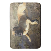Dirty Schattig English Mastiff badmat (Voorkant Verticaal)