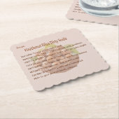 Dirty Soda Hazelnut Bliss Coaster Kartonnen Onderzetters (Gebogen)