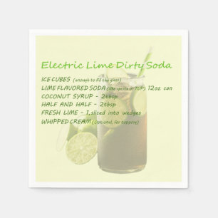 Dirty Soda Limoen Napkin Servet