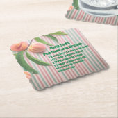 Dirty Soda Peaches Onderzetter (Gebogen)