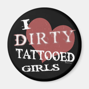 Dirty Tatoed Girls Magnet Magneet