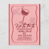 Dirty thirty birthday invitation template, cherry  (Devant)