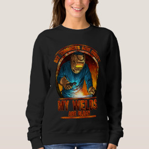 DIRTY THOUGHTS CLEAN WELDS Funny Welders Welding Trui