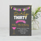 Dirty trente rose invitation (Debout devant)
