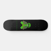 Dirty Turtle Logo, zwart Skateboard (Horizontaal)