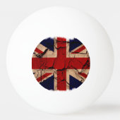Dirty UK Union Jack Flag Pingpongballen (Voorkant)
