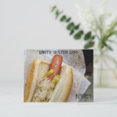 Dirty Water Dog NYC Briefkaart (Staand voorkant)