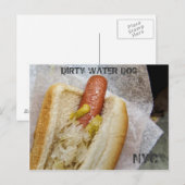 Dirty Water Dog NYC Briefkaart (Voorkant / Achterkant)