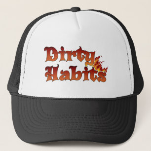 DirtyHabits Flame Trucker Hat Trucker Pet