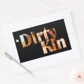 Dirtykin2 Rechthoekige Sticker (Envelop)