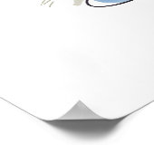 Dis à Père Noël matte poster (Coin)