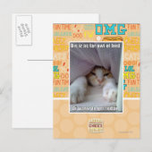 Dis is zo ver weg van bed. briefkaart (Voorkant / Achterkant)