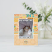 Dis is zo ver weg van bed. briefkaart (Staand voorkant)