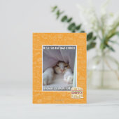 Dis is zo ver weg van bed. briefkaart (Staand voorkant)