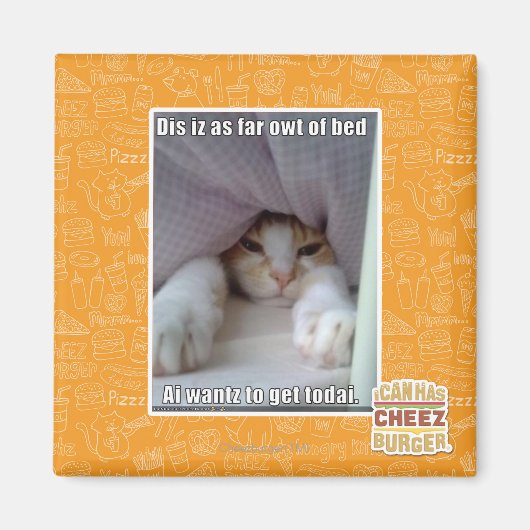 Dis is zo ver weg van bed. magneet (Voorkant)