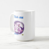 Dis-moi plus de café Mug (Devant gauche)