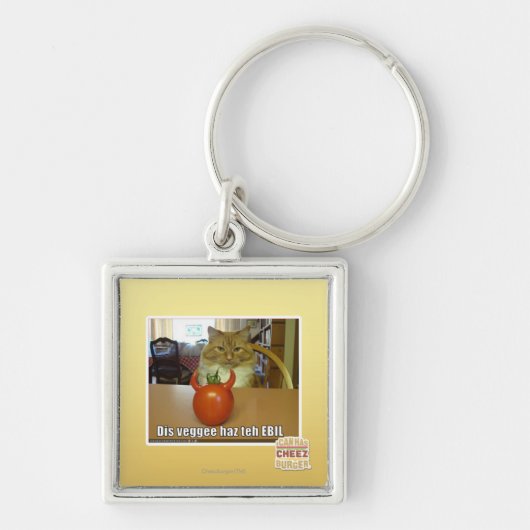 Dis veggee haz de EBIL Sleutelhanger (Voorkant)