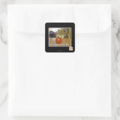 Dis veggee haz de EBIL Vierkante Sticker (Tas)