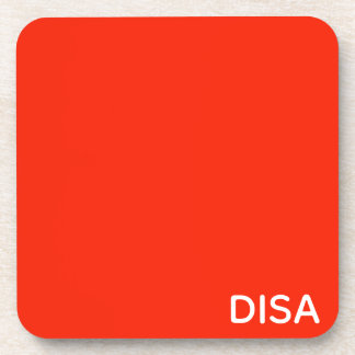 Disa Red-kleurnaam Bier Onderzetter