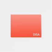 Disa Red-kleurnaam Post-it® Notes (Voorkant)