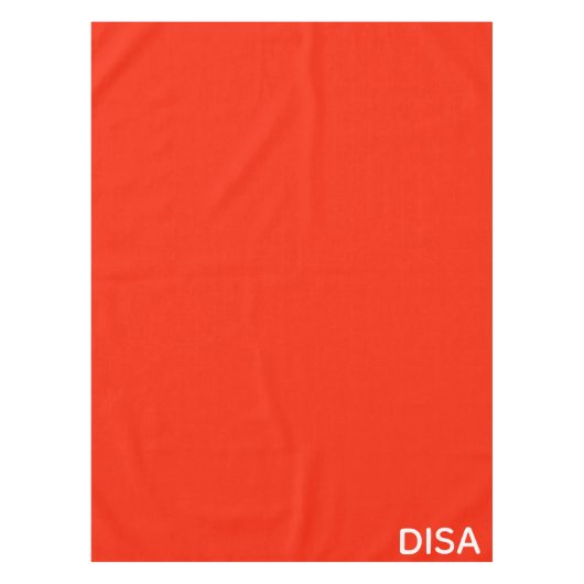 Disa Red-kleurnaam Tafelkleed (Voorkant)