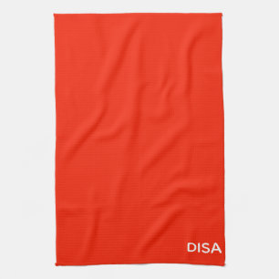 Disa Red-kleurnaam Theedoek