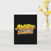 Disabilities World Down Syndrome Day Vrouwen Kinde Kaart (Gele Bloem)