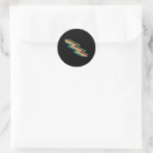 Disability Pride Flag Ronde Sticker (Tas)