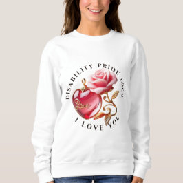 "Disability Pride Maand T-shirt | gedurfde regenbo