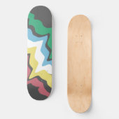 Disability Pride Maand van Juli Bewustzijn Kleuren Skateboard (Voorkant)