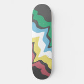 Disability Pride Maand van Juli Bewustzijn Kleuren Skateboard (Voorkant)