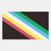 Disability Pride Rechthoekige Sticker (Voorkant)