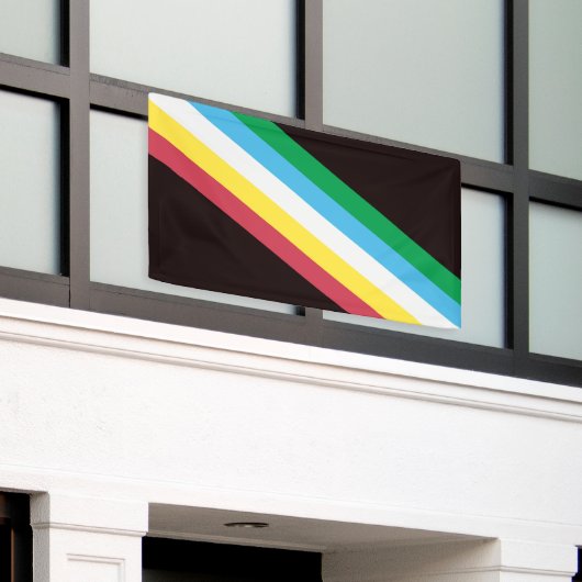 Disability Pride Spandoek (Buitenkant Gebouw)
