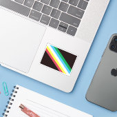 Disability Pride Sticker (Laptop met iPhone)