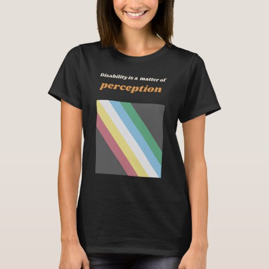 Disability pride T-shirt (Voorkant)