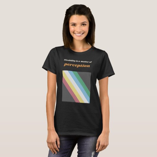 Disability pride T-shirt (Voorkant volledig)