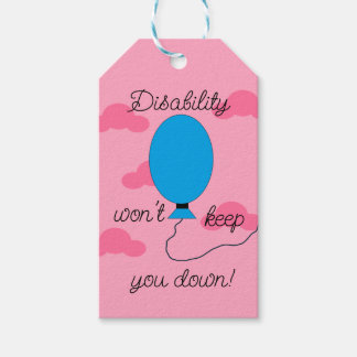 Disability won't Keep You Down: Cadeaulabel