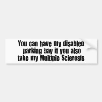 Disabled Bay Bumpersticker