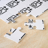 Disabled People Elevator Sign Legpuzzel (Zijkant)