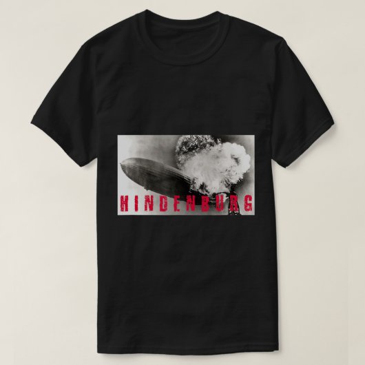 Disaster Explosion Burning T-Shirt T-shirt in denb (Design voorkant)