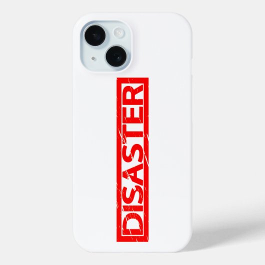 Disaster Stamp Case-Mate iPhone Case (Achterkant)
