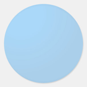 DISC BABYBLUE Shades: schrijfgereedschappen organi Ronde Sticker