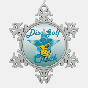 Disc Golf #7 Tin Sneeuwvlok Ornament