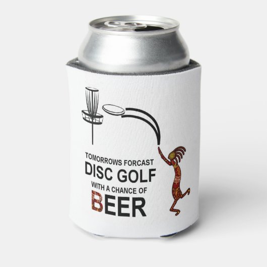 Disc Golf Beer Koeler (Blikje Achterkant)