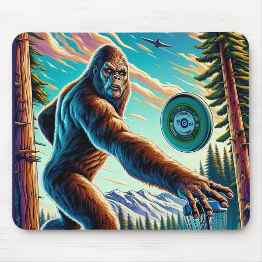 Disc Golf Bigfoot in de Bossen Muismat (Voorkant)