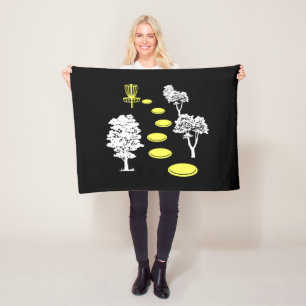 Disc Golf Bossen Disc Golfer Gift Fleece Deken