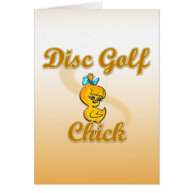 Disc Golf Chick (Voorkant)