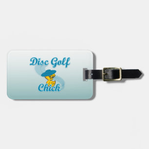 Disc Golf Chick #3 Bagagelabel