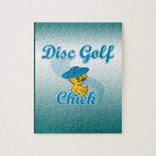 Disc Golf Chick #3 Legpuzzel